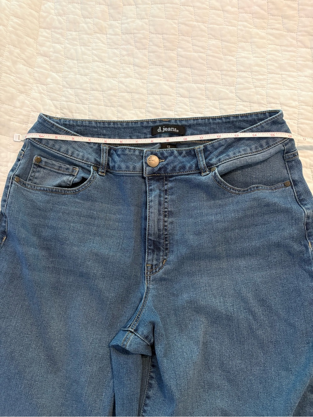 d. jeans Women's High-Rise Blue Denim Jeans